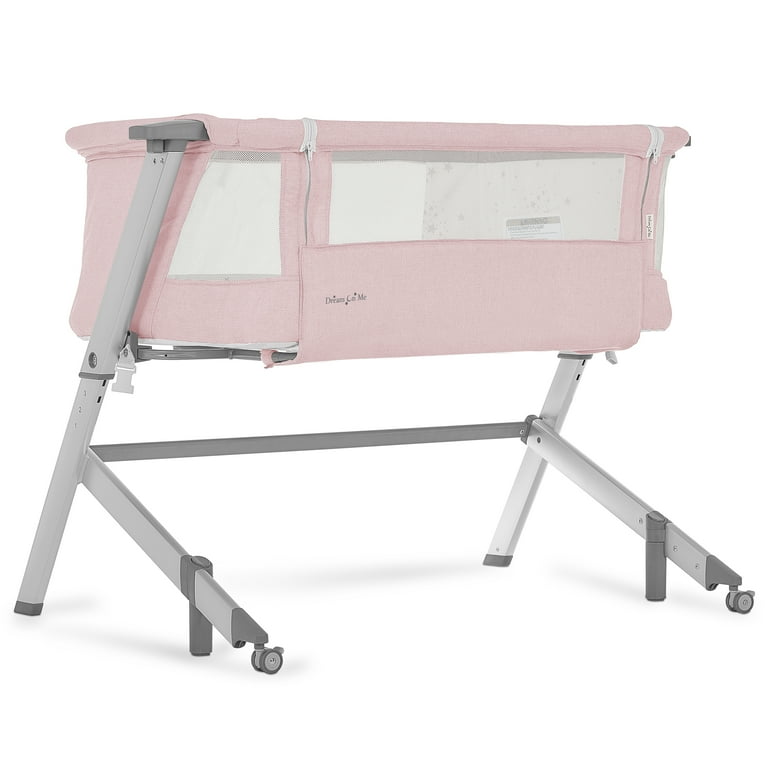 Dream On Me Skylar Bassinet and Bedside Sleeper Pink