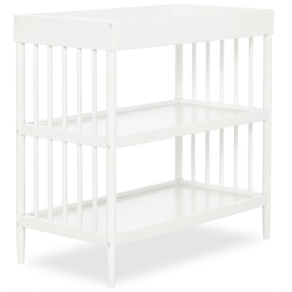 Dream On Me Sleepy Little Sloth Changing Table, Free Changing Pad Included, White