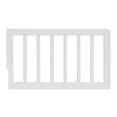 thumbnail image 1 of Dream On Me Sleepy Little Sloth, Moon Bear Reaching For The Stars Toddler Rail I Rounded Spindles I Mid- Century Meets Modern in White, 1 of 5