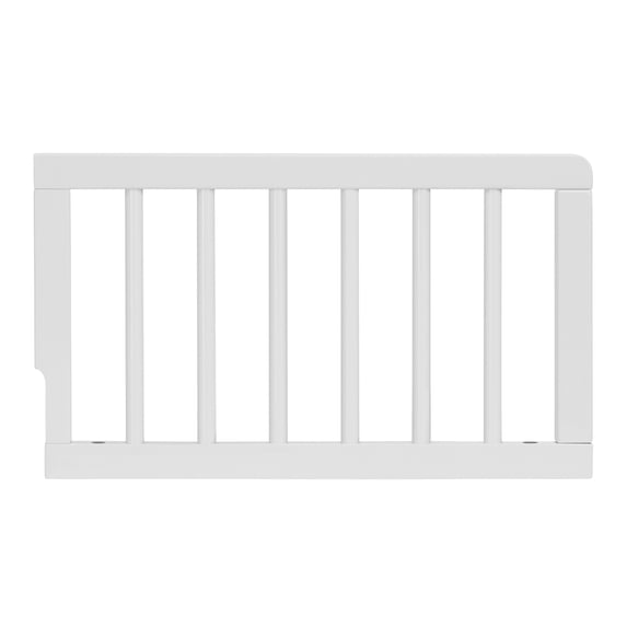 Dream On Me Sleepy Little Sloth, Moon Bear Reaching For The Stars Toddler Rail I Rounded Spindles I Mid- Century Meets Modern in White