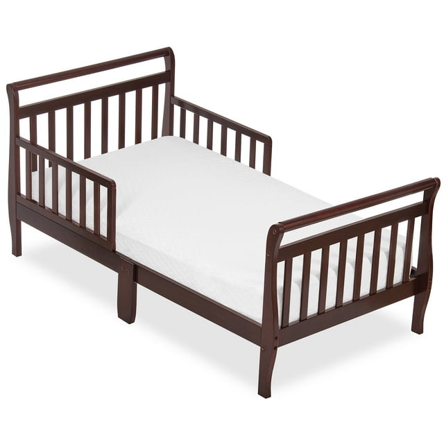 Dream On Me, Sleigh Toddler Bed, Cherry, Model #642-C