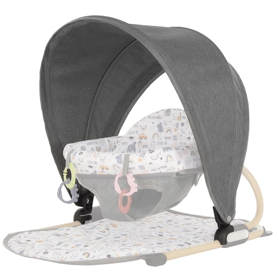 Dream On Me Snug Canopy, Gray, (Model # 430C-GRAY)