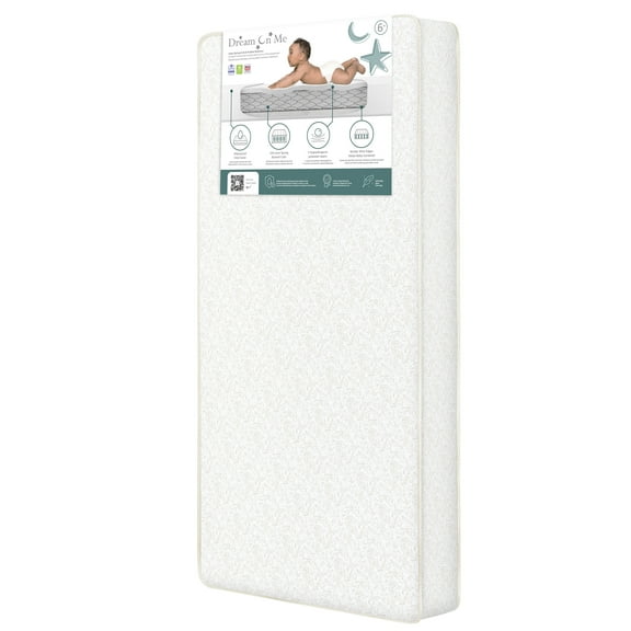 Dream On Me Snug Support Crib and Toddler Mattress, Paisley