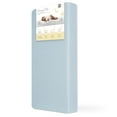 thumbnail image 1 of Dream On Me Snuggles Breathable Extra Firm Baby Portable/Mini Crib Fiber Mattress, Blue Mist, 1 of 7