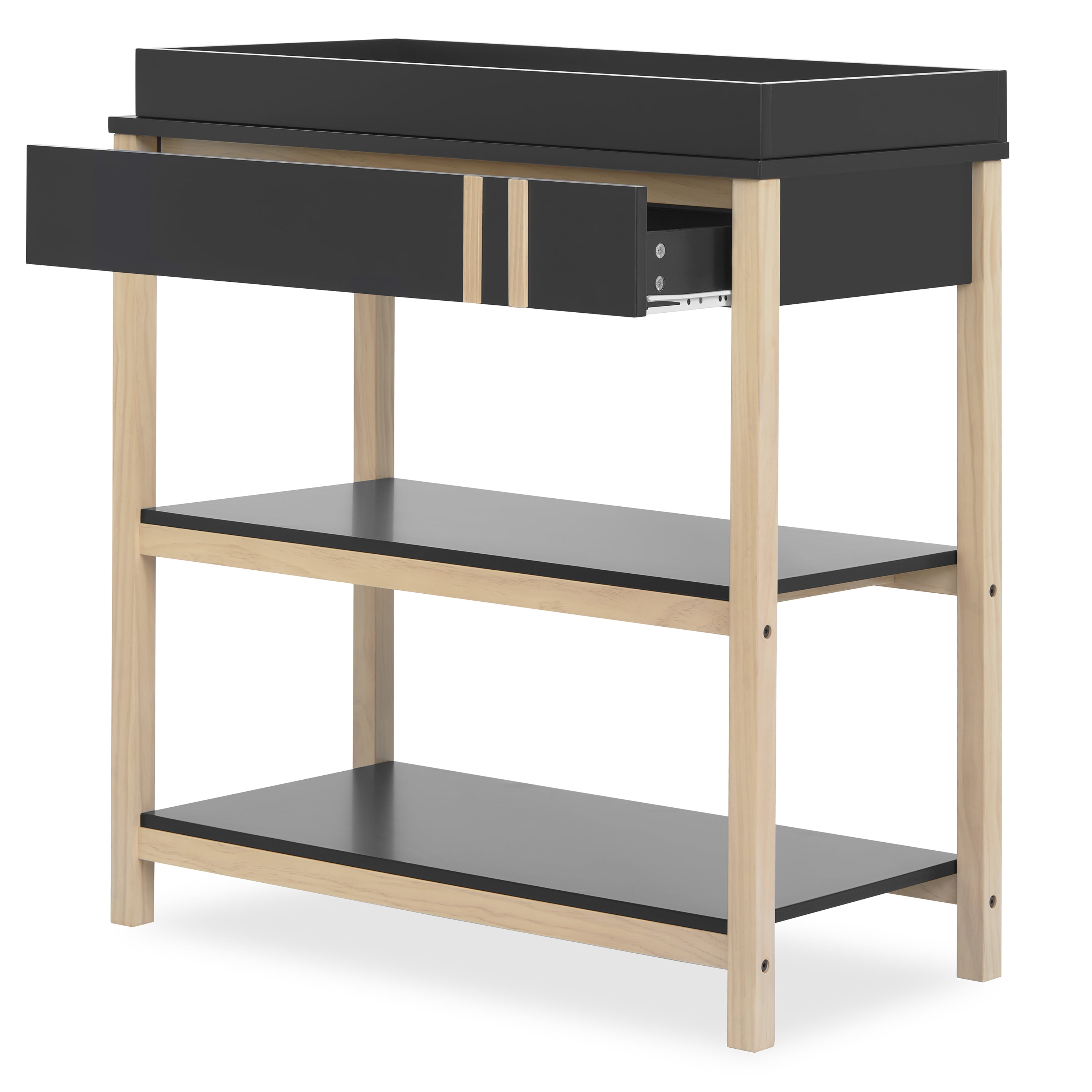 Dream On Me Soho Changing Table In Matte Black Vintage - Walmart.com