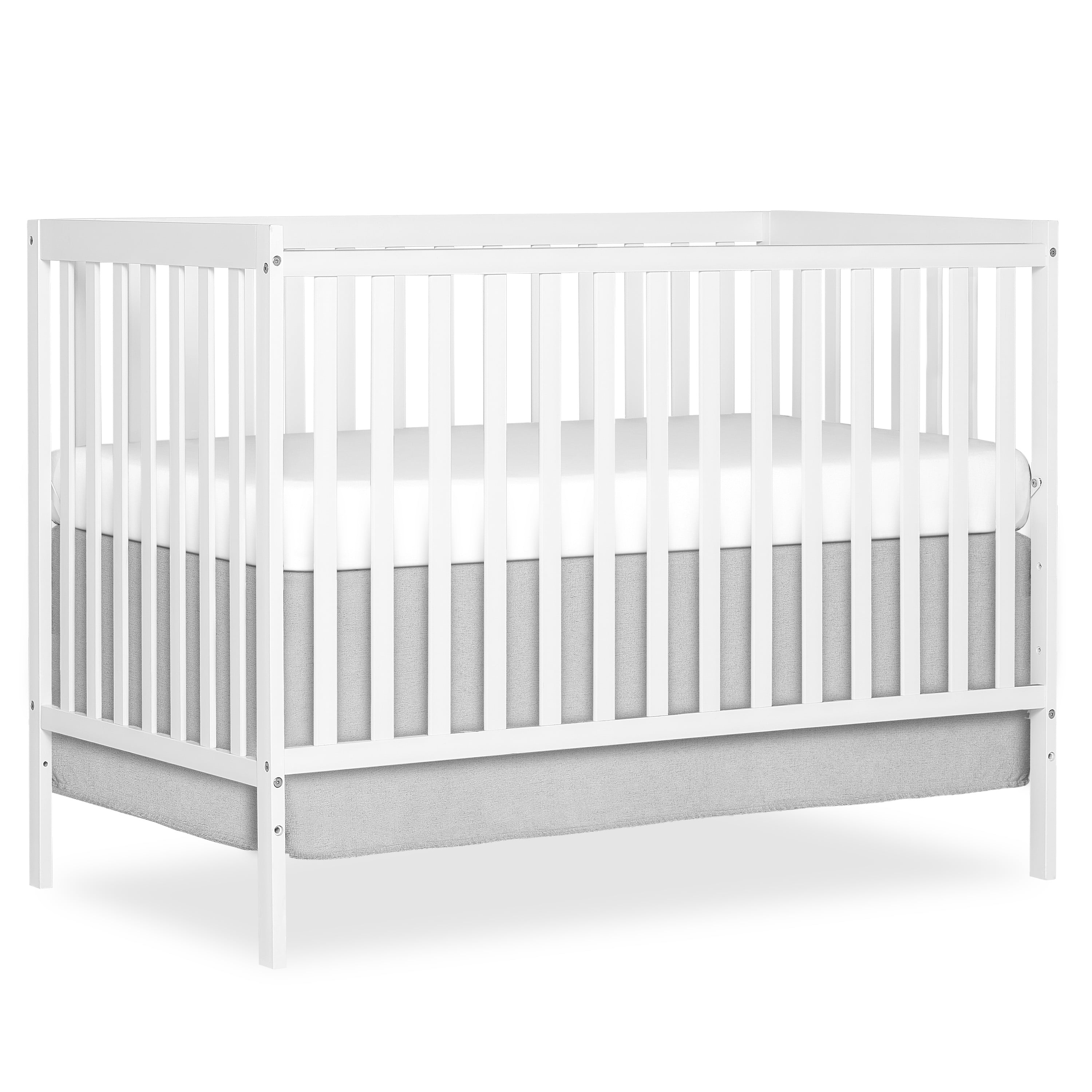 Dream On Me Synergy 5-in-1 Convertible Crib, White