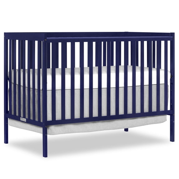 Dream On Me Synergy 5 in 1 Convertible Crib, Royal Blue