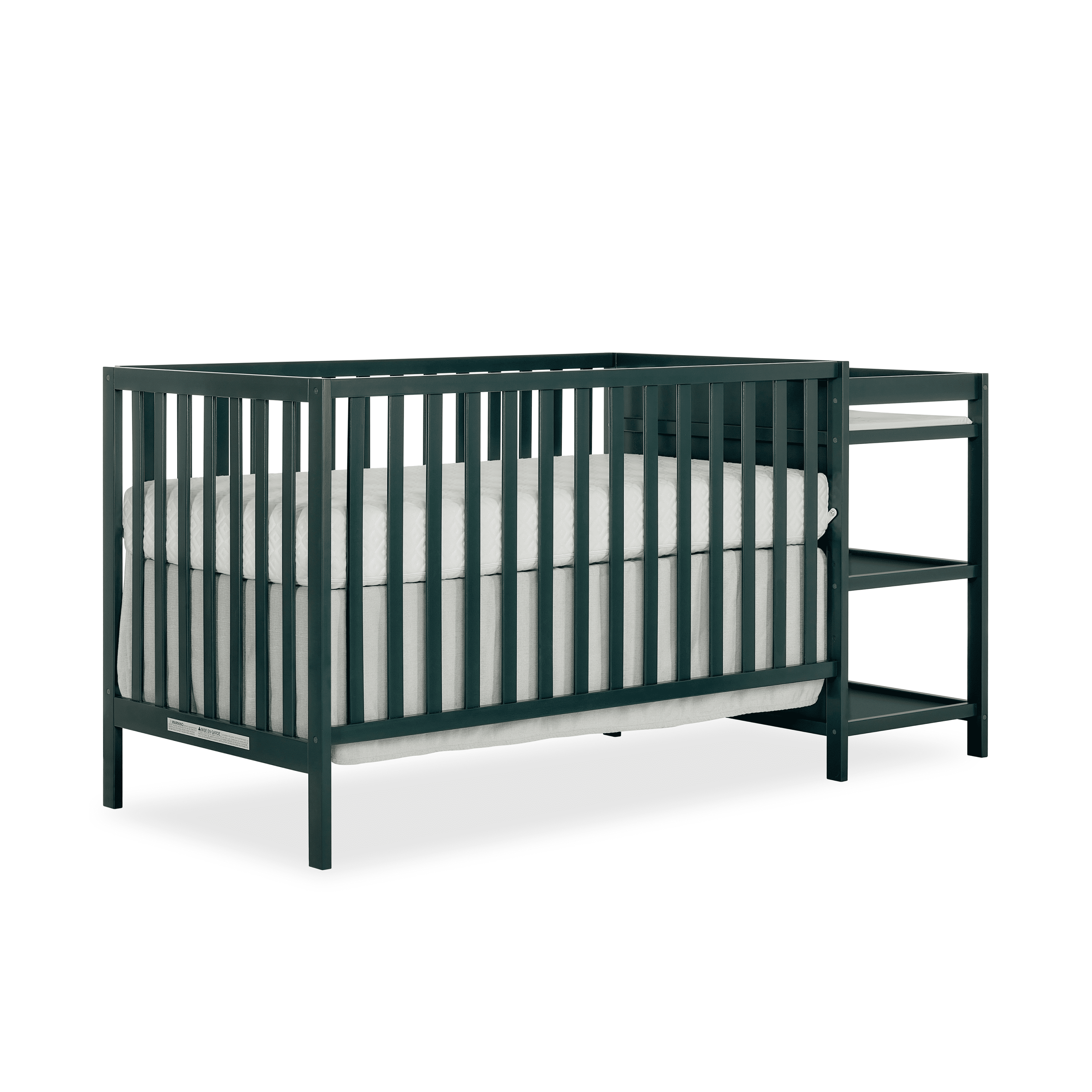 Dream On Me Synergy Convertible Crib and Changer in Olive with