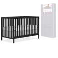 thumbnail image 1 of Dream On Me Synergy MOD 5-in-1 Convertible Crib In Matte Black with Free Crib Mattress, 1 of 11