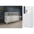 thumbnail image 1 of Dream On Me Synergy MOD 5-in-1 Convertible Crib in Cool Grey & Dream On Me Twinkle 5 Inch Crib & Toddler Mattress, 1 of 3