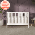 thumbnail image 1 of Dream On Me Synergy MOD 5-in-1 Convertible Crib, Converts from Baby Crib to Toddler Bed, Day Bed, Kids Bed and Full Size Bed, Three Adjustable Mattress Height Positions, White, 1 of 9