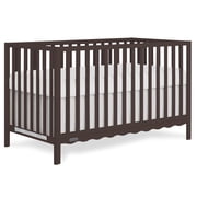 Dream On Me Synergy Wave 5-in-1 Convertible Crib, Chocolate Chip