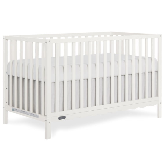 Dream On Me Synergy Wave 5-in-1 Convertible Crib, Cannoli Cream