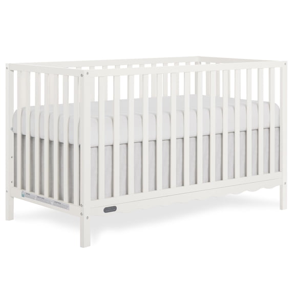 Dream On Me Synergy Wave 5-in-1 Convertible Crib, Cannoli Cream