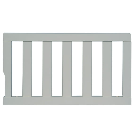 Dream On Me Tiana Convertible Crib Toddler Guard Rail, New Zealand Pinewood, Akoya Grey Pearl