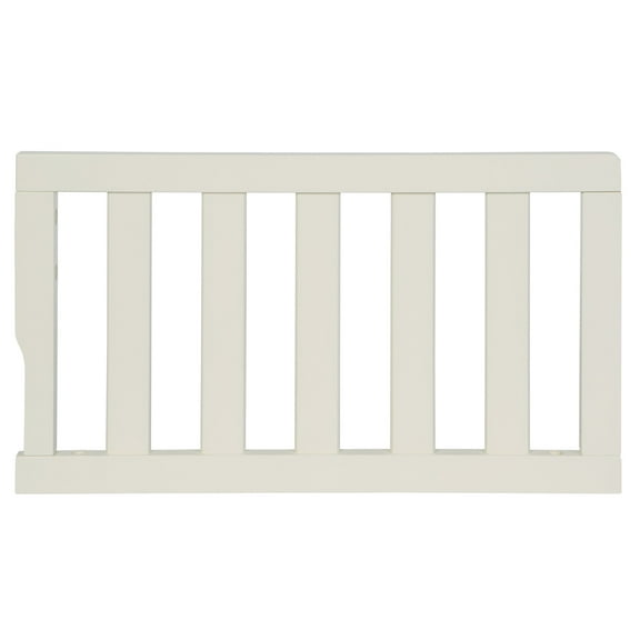 Dream On Me Tiana Convertible Crib Toddler Guard Rail, New Zealand Pinewood, Ivory Lace