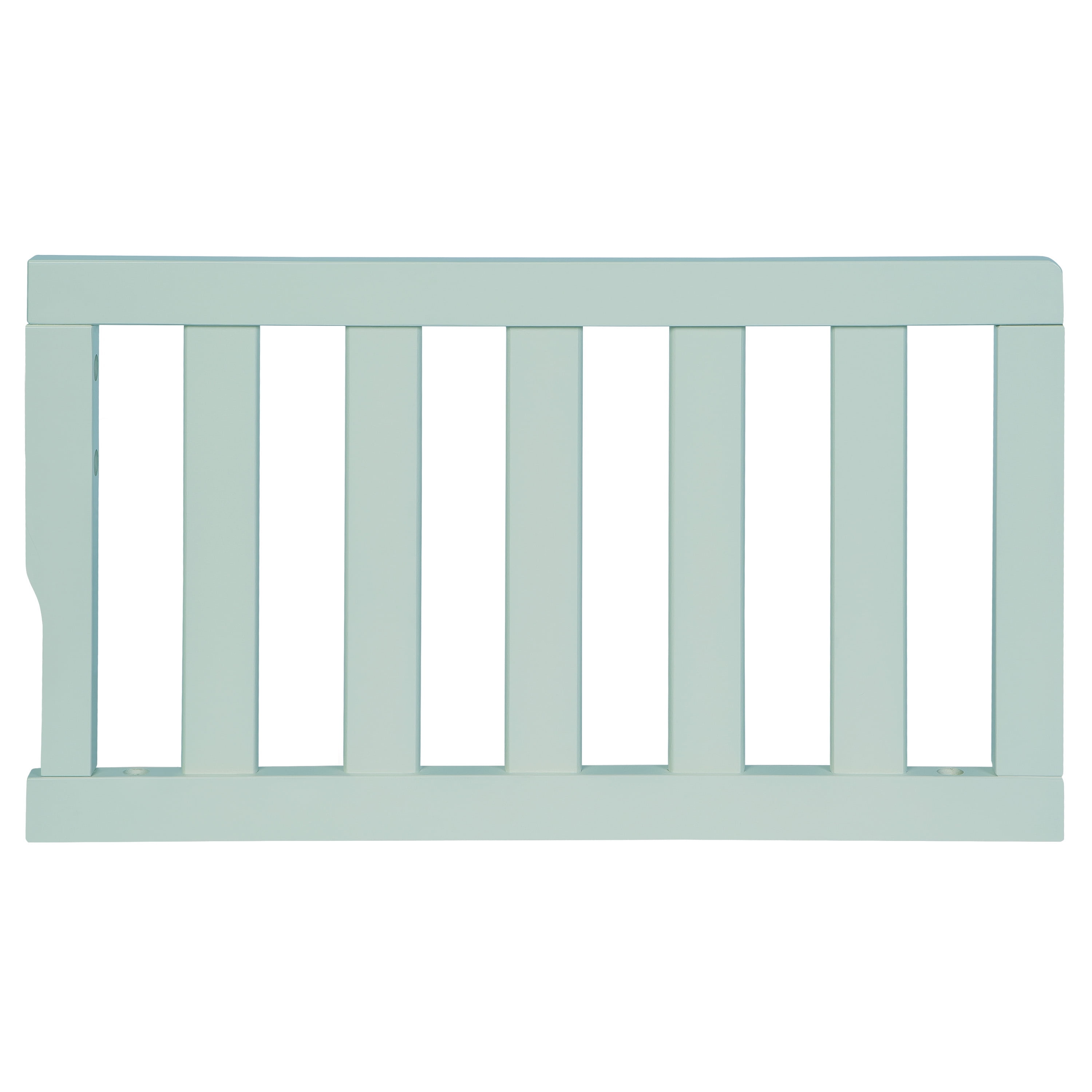Dream On Me Tiana Convertible Crib Toddler Guard Rail, New Zealand Pinewood, Sea Foam Green