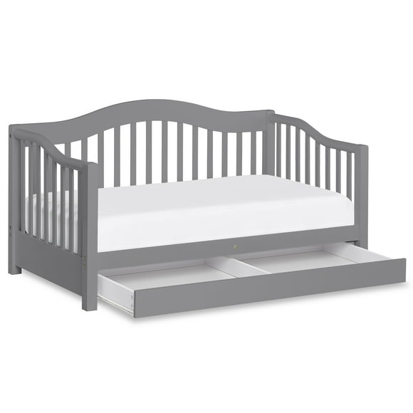 Dream On Me, Toddler Day Bed With Storage Drawer, Storm Gray, Model #652-SGY