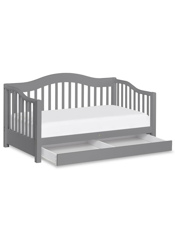 Dream On Me, Toddler Day Bed With Storage Drawer, Storm Gray, Model #652-SGY