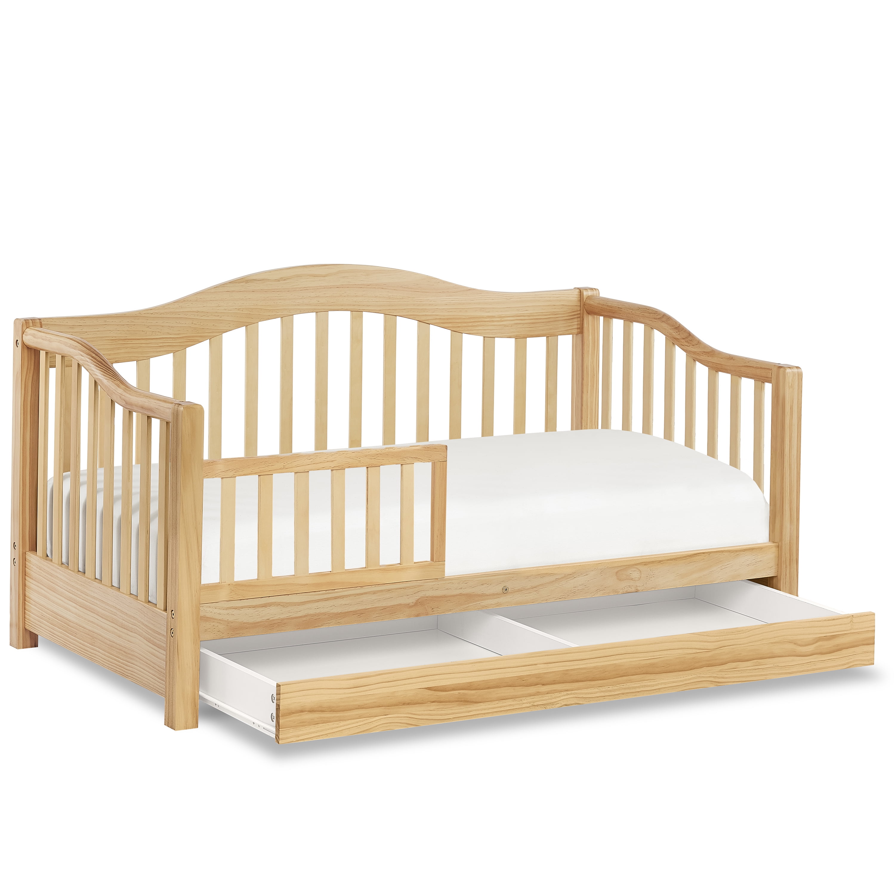 Dream On Me Toddler Daybed with Storage, Natural
