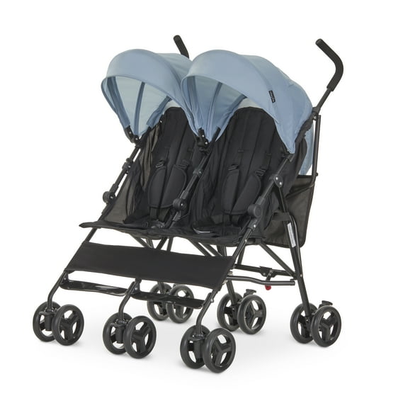 Dream On Me Twin Venture Umbrella Stroller, Light Blue