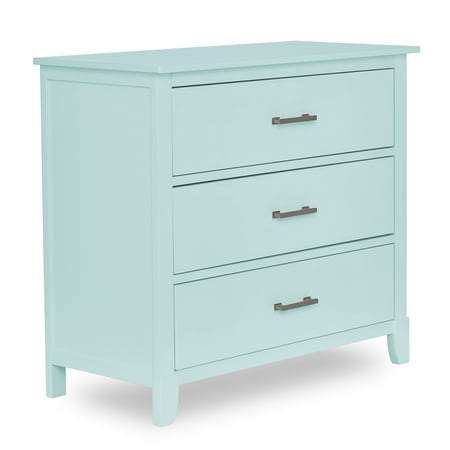 Dream On Me Universal 3 Drawers Chest Mid Century Modern In Mint , Model #600-MT