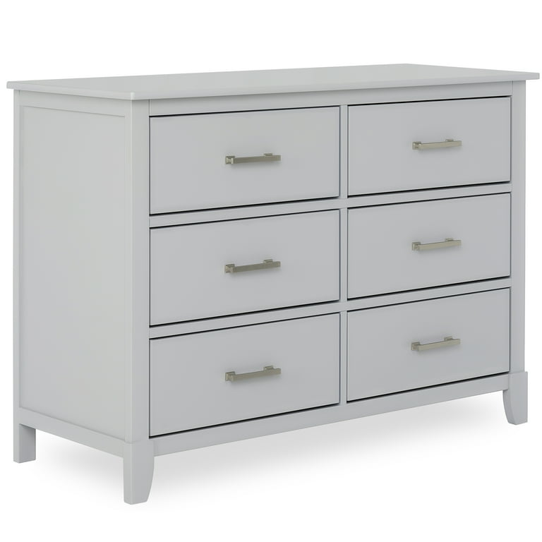 Dream On Me Universal Double Dresser in Pebble Gray, Model #599-PG