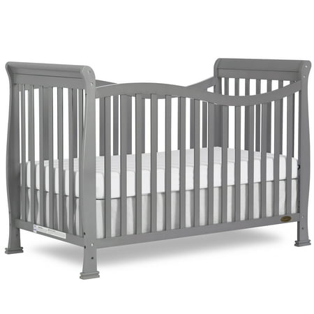 Dream On Me Violet 7 in 1 Convertible Life Style Crib in Storm Grey