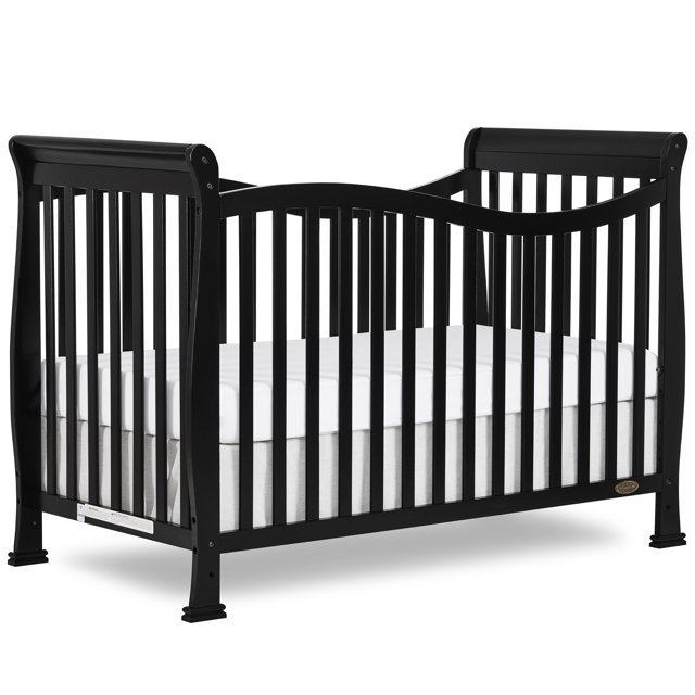 Dream On Me Violet 7in1 Convertible Crib Black