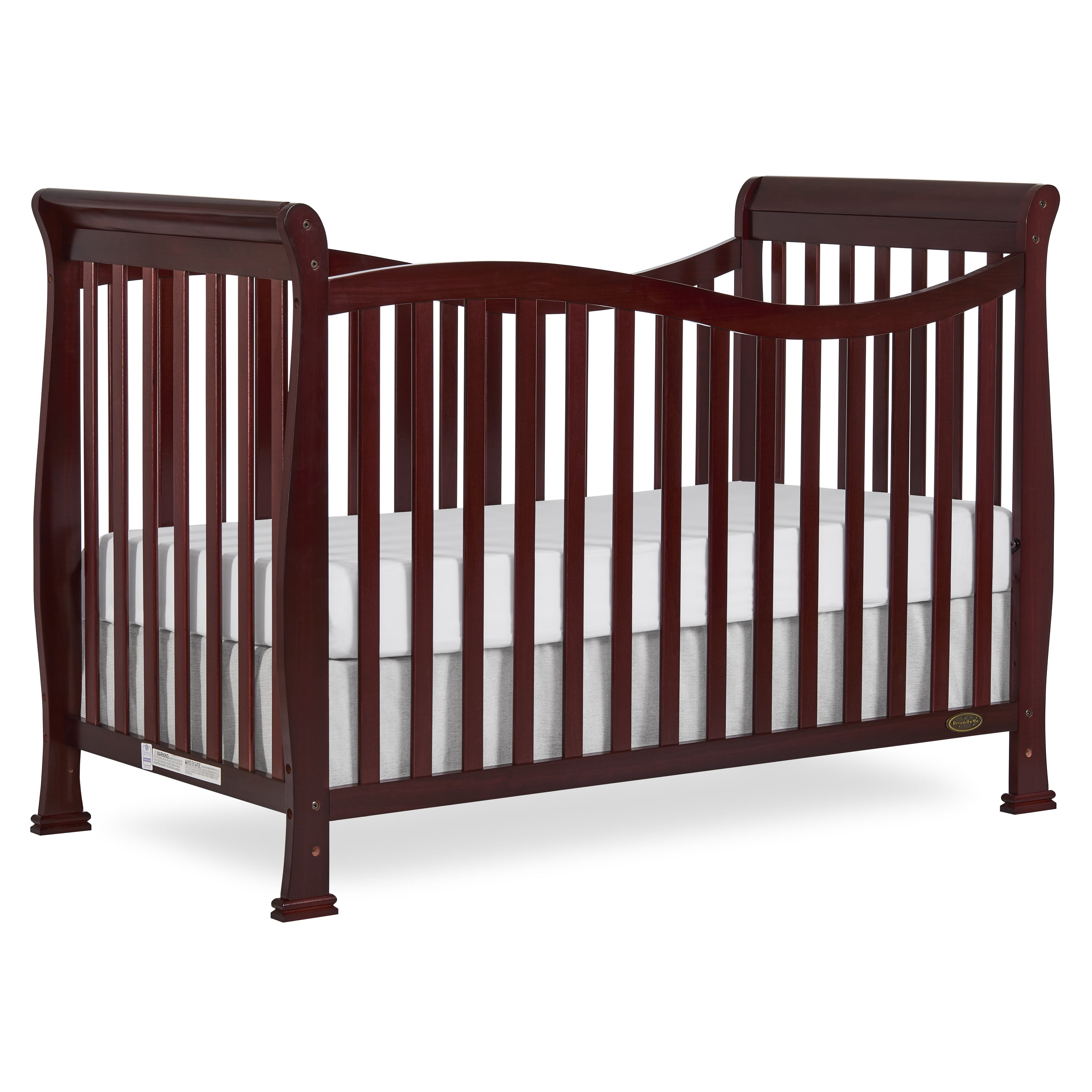 Dream On Me Violet 7-in-1 Convertible Crib Cherry