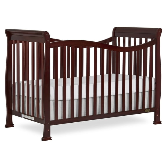Dream On Me Violet 7-in-1 Convertible Crib Cherry