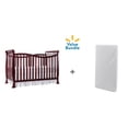 thumbnail image 1 of Dream On Me Violet 7-in-1 Convertible Crib with Mattress Value Bundle (Cherry), 1 of 5