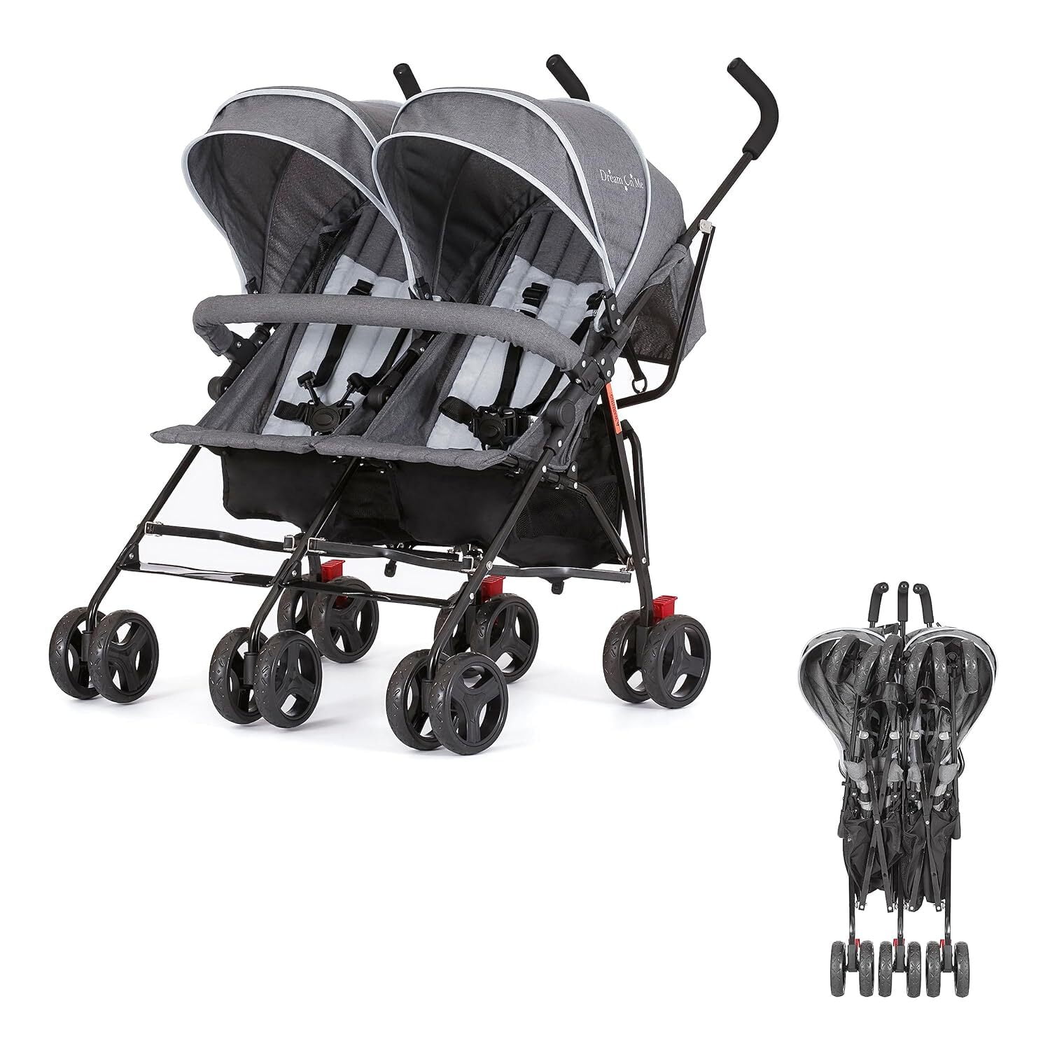 Free Shipping Dream On Me Volgo Twin Umbrella Stroller Walmart