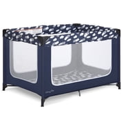 Dream On Me Zodiak Portable Playard with Carry Bag & Shoulder Strap, Navy