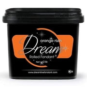 Dream Orange Rush Fondant, Vanilla, 2 Pounds