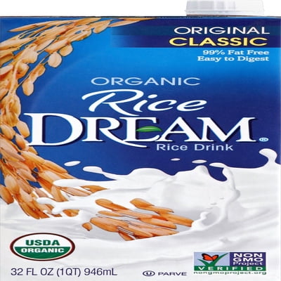 Dream Organic Classic Original Ricemilk, Shelf-Stable, 32 fl oz