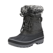 Dream Pairs Boys Girls Fashion Mid Calf Winter Snow Boots Toddler/Little Kid/Big Kid