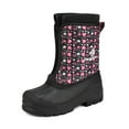 thumbnail image 1 of Dream Pairs Boys Girls Kids Warm Waterproof Snow Boots Winter Outdoor Snow Boots KSTAR BLACK/PINK Size 5, 1 of 5