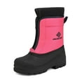 thumbnail image 1 of BURUDANI Boys Girls Kids Warm Waterproof Snow Boots Winter Outdoor Snow Boots KSTAR FUCHSIA/NAVY Size 9, 1 of 6