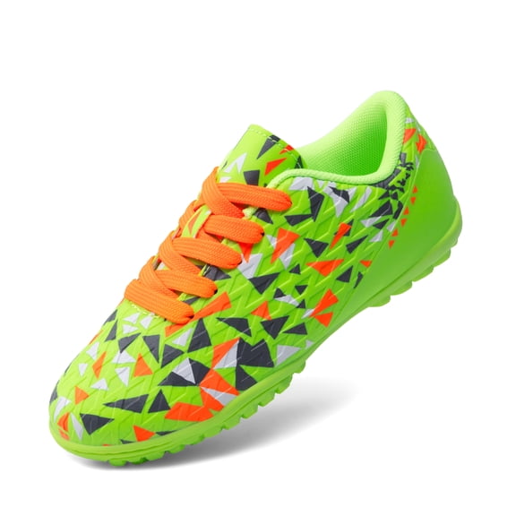 Dream Pairs Boys Girls Lace Up Cleats Turf Indoor Soccer Shoes for Little Big Kid