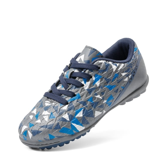 Dream Pairs Boys Girls Lace Up Cleats Turf Indoor Soccer Shoes for Little Big Kid