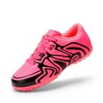 thumbnail image 1 of Dream Pairs Boys Girls Lace Up Indoor Turf Soccer Cleats Athletic Youth Futsal Football Shoes for Little Big Kid, 1 of 6