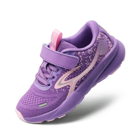 Dream Pairs Boys Girls Shoes Kids Tennis Running Sports Athletic Sneakers SDRS2214K PURPLE/PINK Size 2