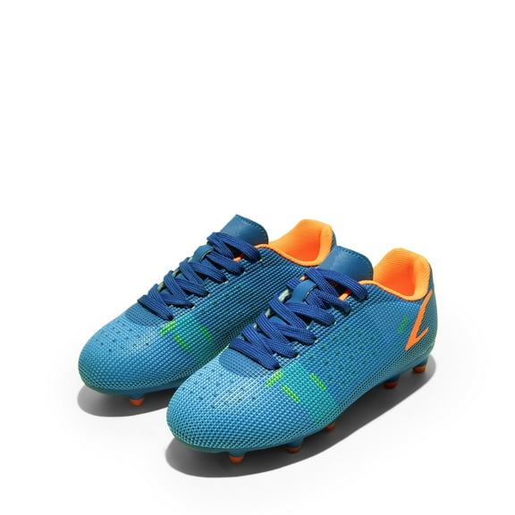 Dream Pairs Boys Girls Soccer Cleats Kids Football Shoes Toddler/Little Kid/Big Kid SDSO224K ROYAL BLUE/ORANGE Size 5