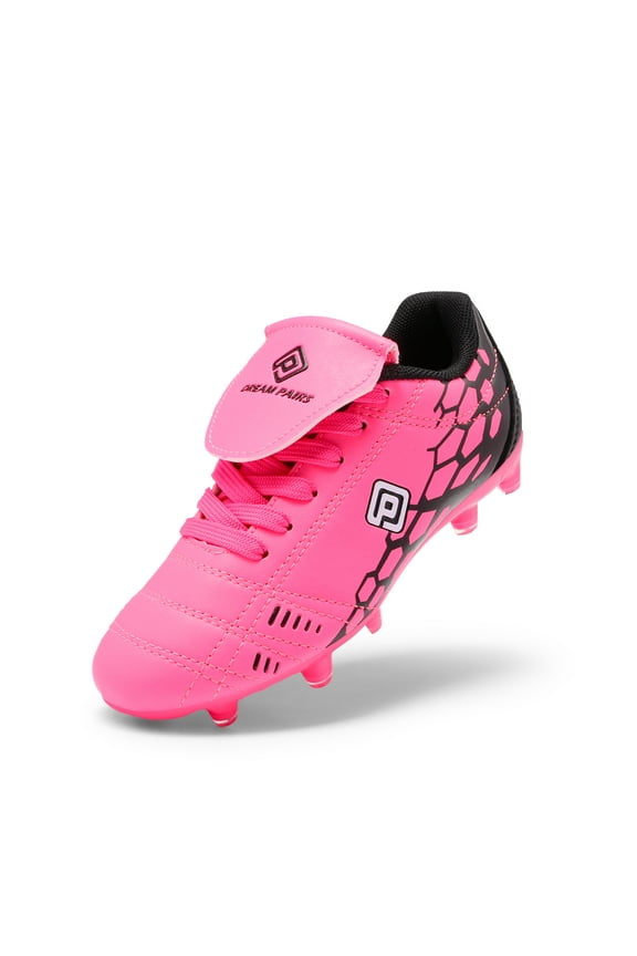Boys Girls Soccer Football Cleats Shoes(Toddler/Little Kid/Big Kid) SUPERFLIGHT-3K FUCHSIA/BLACK Size 10