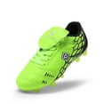 thumbnail image 1 of Dream Pairs Boys Girls Soccer Football Cleats Shoes(Toddler/Little Kid/Big Kid) SUPERFLIGHT-3K NEON/GREEN/BLACK Size 4, 1 of 5