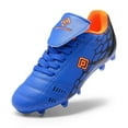 thumbnail image 1 of Dream Pairs Boys Girls Soccer Football Cleats Shoes(Toddler/Little Kid/Big Kid) SUPERFLIGHT-3K ROYAL/BLUE/ORANGE Size 12, 1 of 5