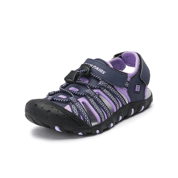 Dream Pairs Boys Girls Summer Athletic Sandals Kids Beach Walking Sandals 171111-K PURPLE Size 8 toddler