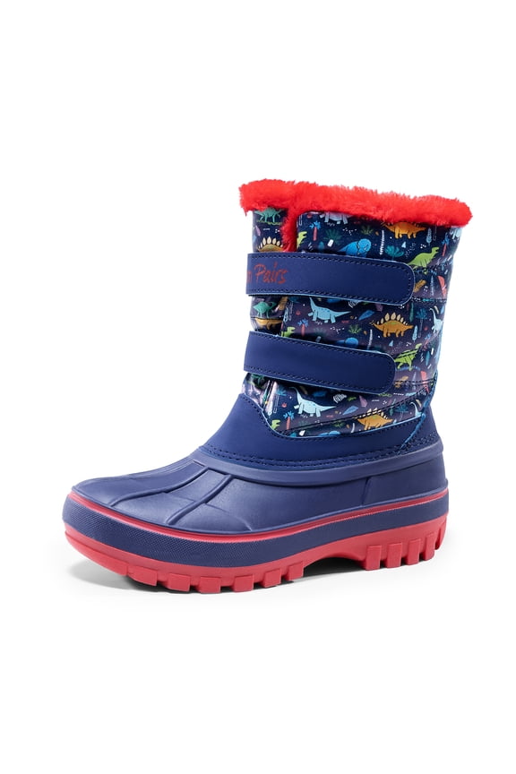 Dream Pairs Boys & Girls Water-Resistant Snow Boots Cozy Warm Anti-Slip Mid-Calf Shoes for Toddler/Little/Big Kids
