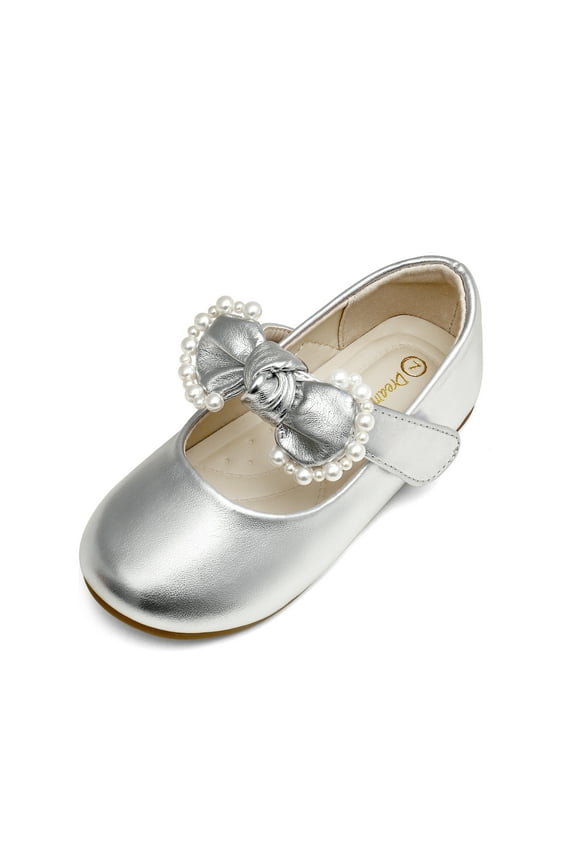 Girl Mary Jane Dress Flats Toddler Party Wedding Shoes SDFL229K